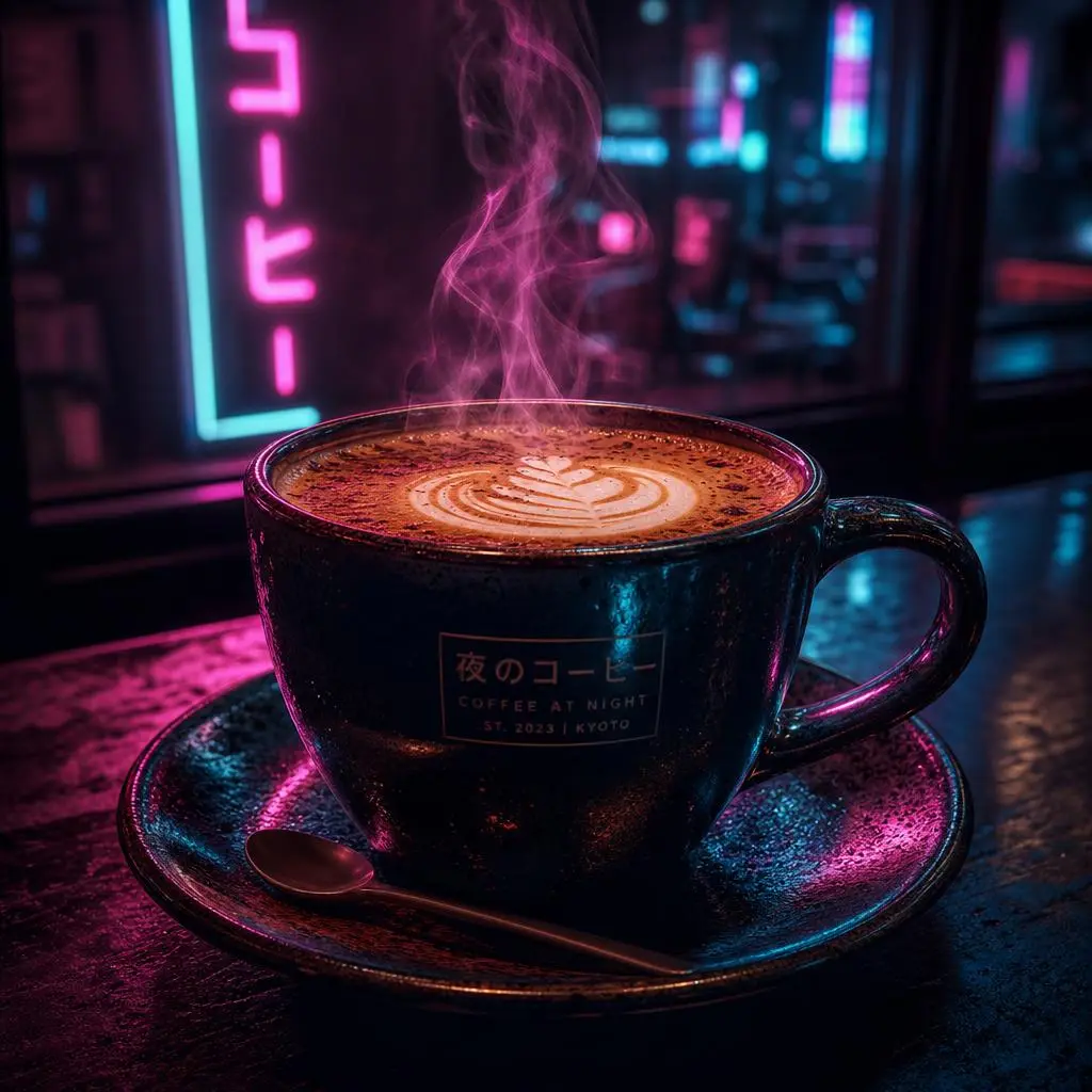 Steaming latte